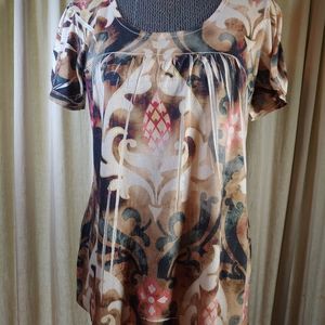 B.l.e.u. short sleeve blouse
